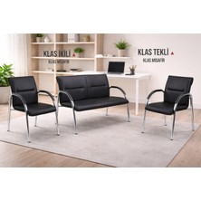 YRN Ofis Ofis Oturma Grubu Bekleme Sandalyesi Takımı Ikı Teklıbir Ikili Sandalye