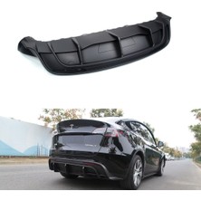 Ramm Tesla Model Y Arka Tampon Spoyleri (Spoiler) - Difüzör - Mat Siyah