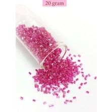 Vexor Kesme Cam Boncuk 2mm - 20 Gram - Şeffaf Pembe -BNC334