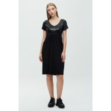 Daido Kanguru Payetli Elbise 5615