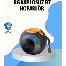 Argesco Mühendislik Rgb LED Işıklı Güçlü Baslı Kablosuz Hoparlör