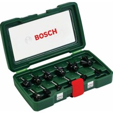 Bosch 2607019466 Dıy 12 Parça Freze Seti 8 mm Şaftlı