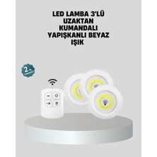 Argesco Mühendislik Uzaktan Kumandalı 3’lü Ayarlanabilir Spot LED Işık Seti