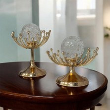 Şahane Home 2 Li Ayaklı Ahtapot Küre-Gold