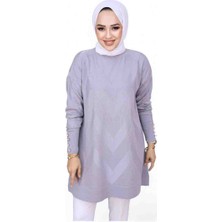 Zıkzak Desenlı Merserıze Tunık