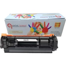 Qprint Canon Crg 071 Muadil Toner Çipli 1200 Sayfa LBP122 MF272 MF275