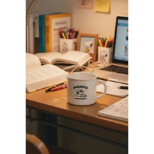 Miniso Snoopy Lisanslı Sırlanmış Seramik Kupa 320 ml (Sarı)