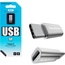 Otg Type-C To Mıcro Çevirici Borofone Bv-4