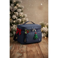 Miniso Düz Renkli Büyük Kapasiteli Çapraz Askılı Yiyecek Çantası