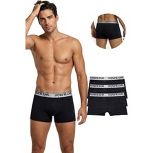 Extreme Cnr Erkek Siyah 3'lü Diamond Elite Platinum Plus Boxer Paketi