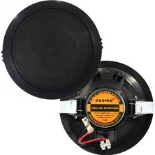 Cooma B-2806 Alçıpan Tavan Hoparlör 13CM 10 Watt Siyah