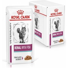 Royal Canin Renal Balıklı Pouch Kedi Maması 12'li Paket (Iştah Artırıcı ve Böbrek Destekleyici)