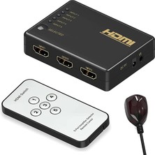Hadron HD-241 HDMI Switch 5 Giriş 1 Çıkış