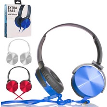 Escom MDR-XB450AP Kablolu Pc Kulak Üstü Kulaklık 3.5mm Jack Mikrofonlu