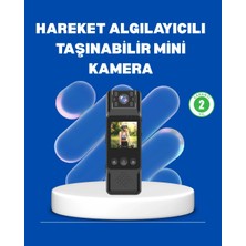 Argesco Mühendislik Mini Kamera 1080P Full Hd Döner Lens Taşınabilir