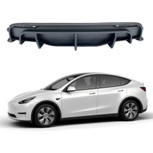 Ramm Tesla Model Y Arka Tampon Spoyleri (Spoiler) - Arka Difüzör - Mat Siyah Karbon