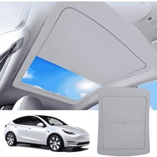 Ramm Tesla Model Y Manuel Açılabilir Tavan Perdesi - Gri