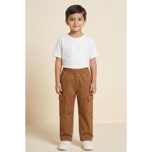 Mutlu Kids Kargo Cepli Erkek Gabardin Pantolon
