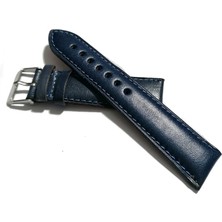 Fado  Klasik Saat Deri Kordon Saat Kayışı   Mavi   22  mm  (383 )