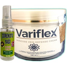 Variflex Leg : Bacak Bakım Kremi 100 ml + Çörek Otu Yağı Yağı 30 ml