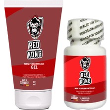 Red Kong Gel Erkeklere Özel Set 50 ml + Red Kong 10 Lu Kaps