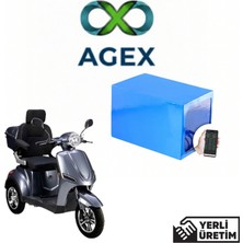 Agex Enerji Volta Vm4 Neo 60 Volt 20 Ah Lifepo4 Batarya-Akü