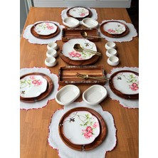 Rossev Kahvaltı Takımı Akasya Blossom 37 Parça 6 Kişilik