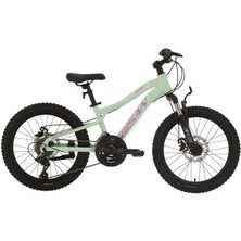 Bisan Kdx 2500-D Kız Çocuk Bisikleti 28CM Md 20 Jant 21 Vites Mint Yeşil Pembe Beyaz