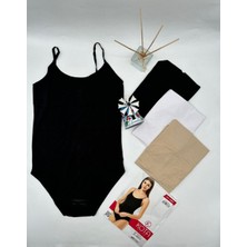 Kota 6001 Elastan Ipaskılı Çıtçıtlı Badi