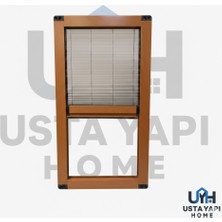 Usta Yapı Home Plise Sineklik Sürgülü Dikey Pencere Sinekliği Akordiyon Sineklik | 0-50 x 0-100 cm Aralığı Ölçüye Özel Üretim |