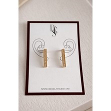 Deesse Latelier GOLD TAŞLI CURVE KÜPE