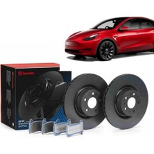 Ramm Tesla Model Y - Model 3 Ön Disk ve Ön Balatası Takımı - Brembo
