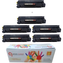 QPrint Hp Çipli CE285A 85A 5 + 1 Ekonomik Paket Garantili Uyumlu Toner Laserjet P1102-P1104 Muadil Toner