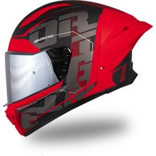 Origine Pista Mugello Mat Siyah-Kırmızı-Antrasit Kask