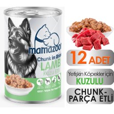 Mamazoone Kuzu Etli Yetişkin Köpek Maması 12 Adet