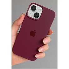 Iphone 15 Uyumlu Kılıf Logolu Lansman Soft Yumuşak Içi Kadife Silikon Kapak