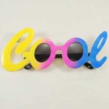 MiraLive Cool Yazılı Rengarenk Parti Gözlüğü 21X8 cm