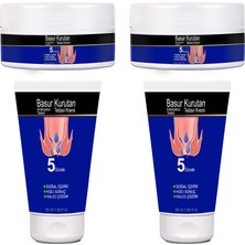 Basurkurutan 2 Adet Aslanpençesi Kestane Hellebore Çiçeği Kadife Papatya E Vitaminli (50 Ml) Tüp&kavanoz Krem Seti