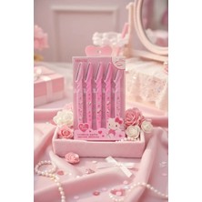 Miniso Sanrio Lisanslı Hello Kitty Pembe Koleksiyonu Kaş Usturası 5 Adet İnce Bıçak Yapısı