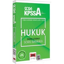 Yargı Yayıncılık Yargı Yayınları 2026 Kpss A Grubu Hukuk Tamamı Çözümlü Soru Bankası