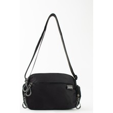 Sanmorris  4 Bölmeli Suya Dayanıklı Paraşüt Kumaş Yan Fermuar Detaylı Omuz Çantası