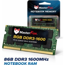Masterfox 8gb DDR3-1600 Mhz Notebookram