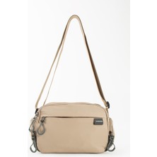 Sanmorris  4 Bölmeli Suya Dayanıklı Paraşüt Kumaş Yan Fermuar Detaylı Omuz Çantası