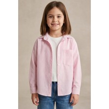 Mutlu Kids Çizgili Gömlek Body Kız Takım