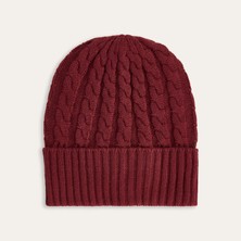 Mudo Yün Karışımlı Örgülü Bere