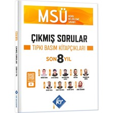 KR Akademi Yayınları MSÜ Çıkmış Sorular Son 8 Yıl Tıpkı Basım Kitapçıkları