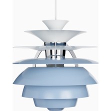 Louis Poulsen Ph Snowball, Iskandinav Tasarımı Sarkıt Lamba Açık Mavi