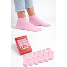 Ducks Socks Kadın 6'lı Pamuklu Kutulu Lastiksiz Dikişsiz Iz Bırakmaz Kısa Konç Sıkmayan Çorap