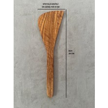 Avanterra Zeytin Ağacından El Emeği Spatula Kavisli