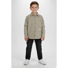 Mutlu Kids Bel Lastikli Erkek Kot Pantolon